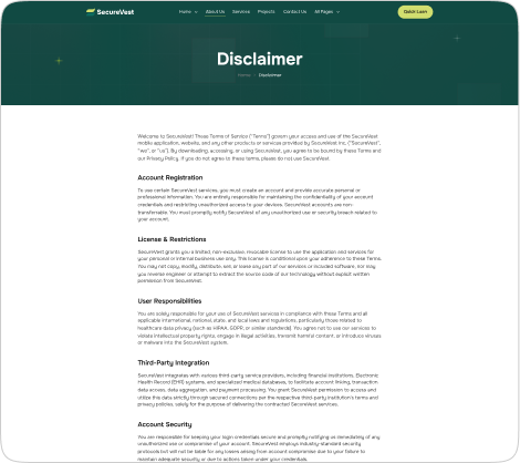 Disclaimer